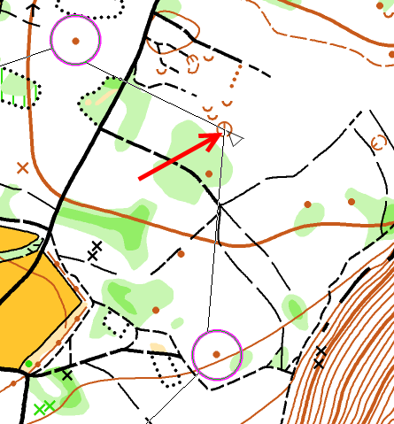 Click on the connection line and drag it to the place where the object should be added