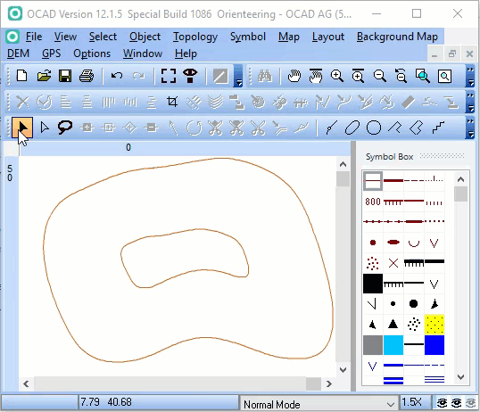Interpolate line objects