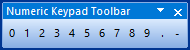 Numeric Toolbar