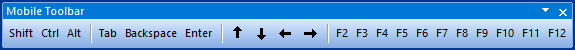 Mobile Toolbar