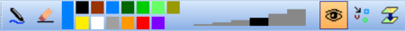 Sketch Toolbar with normal Color Boxes