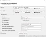 General project settings